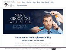 Tablet Screenshot of beardtrimandgroom.com